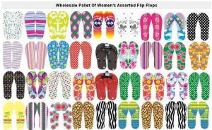 WOMENS assorted flip flops